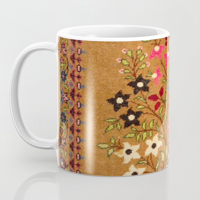 Kashan Vintage Central Persian Mat Print Coffee Mug Gallery Image 3