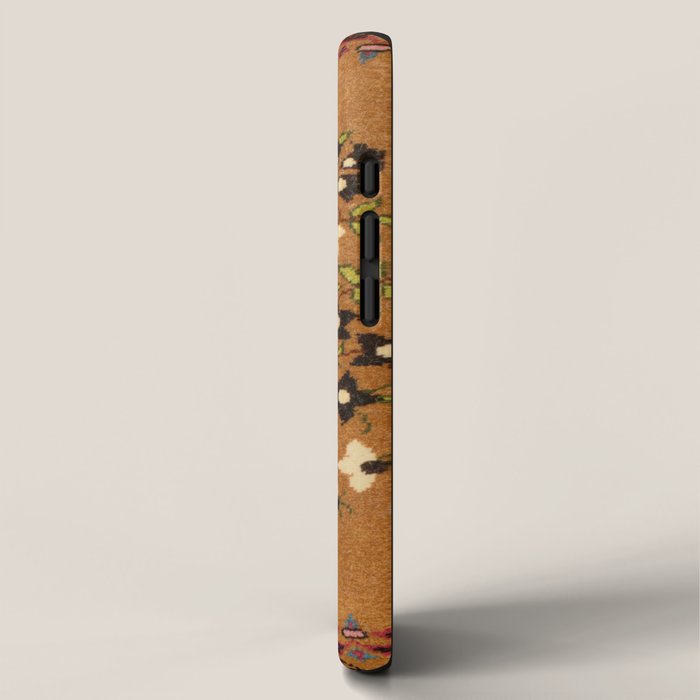 Kashan Vintage Central Persian Mat Print iPhone Case Gallery Image 2