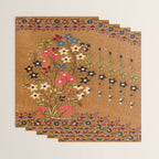 Kashan Vintage Central Persian Mat Print Wrapping Paper Gallery Image 3