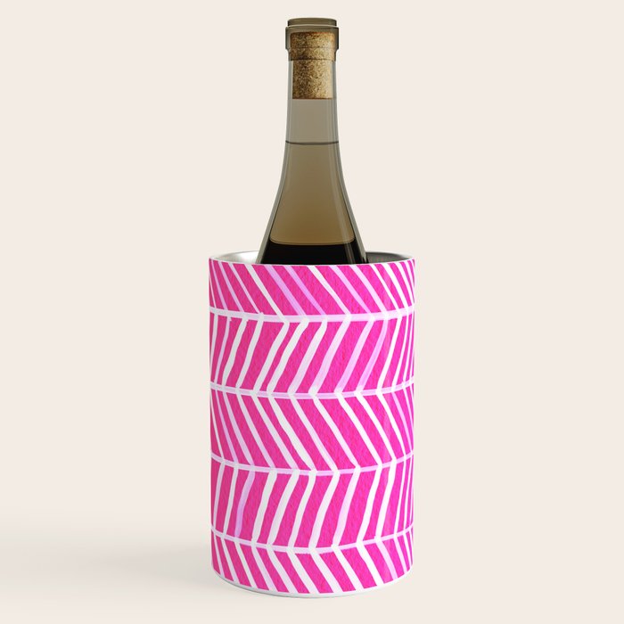 Herringbone - Pink OmbrÃ© Wine Chiller Gallery Image 3
