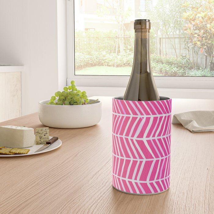 Herringbone - Pink OmbrÃ© Wine Chiller Gallery Image 4