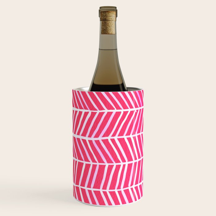 Herringbone - Pink OmbrÃ© Wine Chiller Gallery Image 2