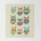 Give a hoot Throw Blanket Gallery Image 2