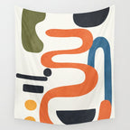 Abstract Colorful Setting 4 Wall Tapestry Gallery Image 4