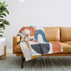 Abstract Colorful Setting 4 Throw Blanket Gallery Image 1