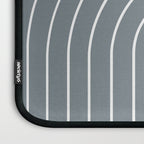 Minimal Arch XLVII Neutral Grey Blue Modern Geometric Lines Laptop Sleeve Gallery Image 3