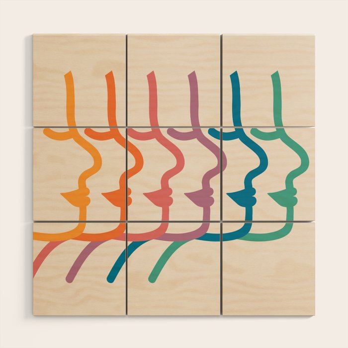 Boca Silhouettes Wood Wall Art Gallery Image 1