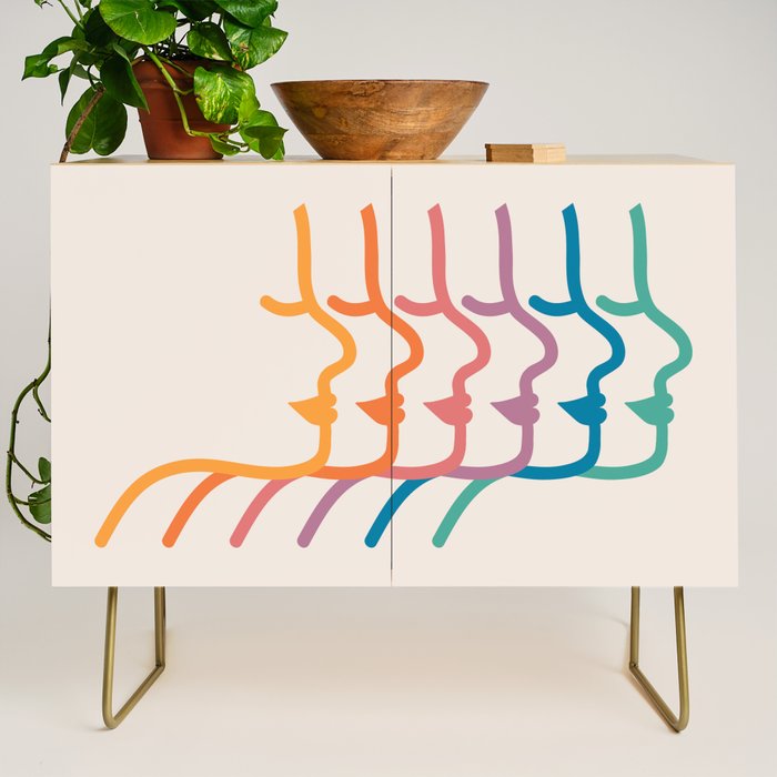 Boca Silhouettes Credenza Gallery Image 1