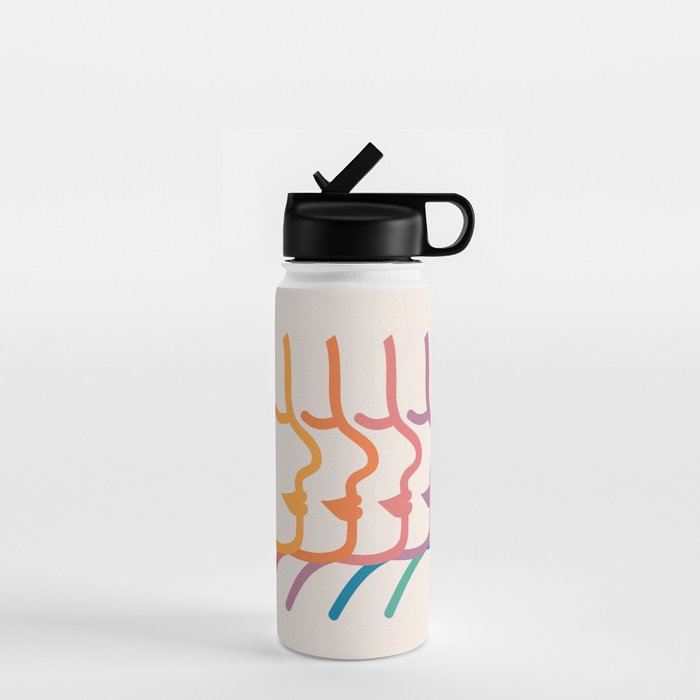 Boca Silhouettes Water Bottle Gallery Image 1