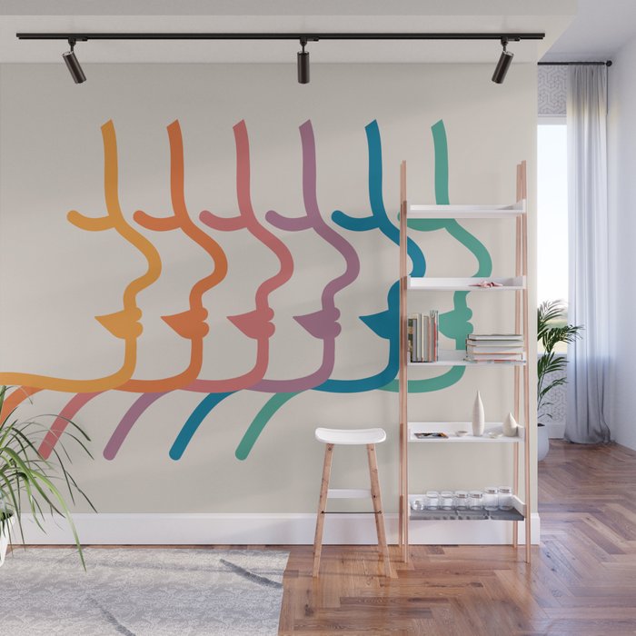 Boca Silhouettes Wall Mural Gallery Image 1