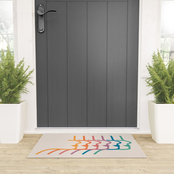 Boca Silhouettes Welcome Mat Gallery Image 3