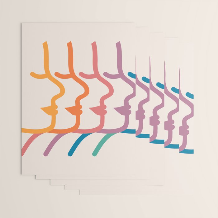 Boca Silhouettes Wrapping Paper Gallery Image 3