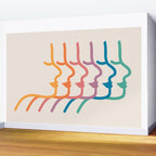 Boca Silhouettes Wall Mural Gallery Image 2