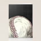 Vintage Baseball Art Stationery Card Gallery Image 2