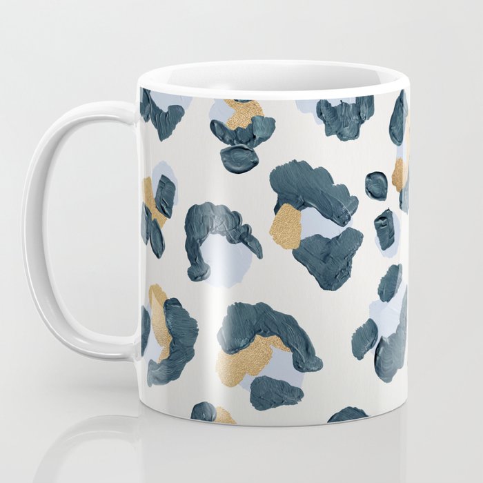 Snow Leopard Print Coffee Mug Gallery Image 3
