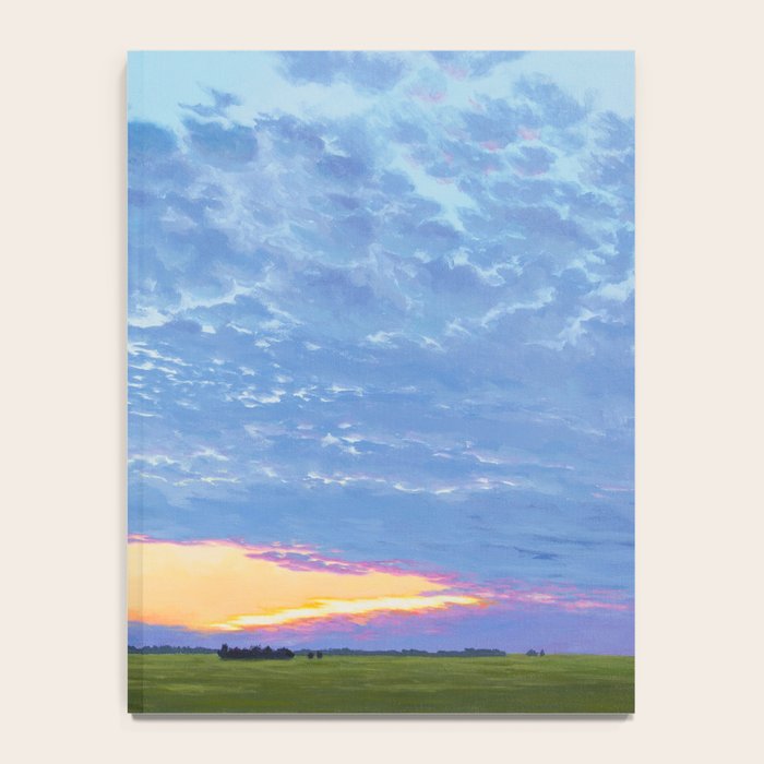 Prairie Summer Sunset Notebook Gallery Image 4