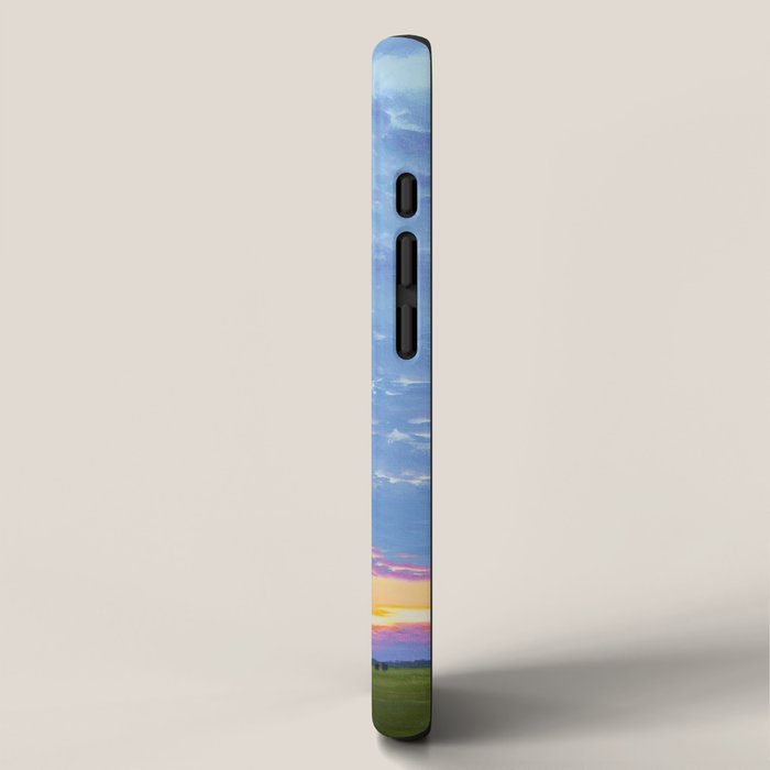 Prairie Summer Sunset iPhone Case Gallery Image 2