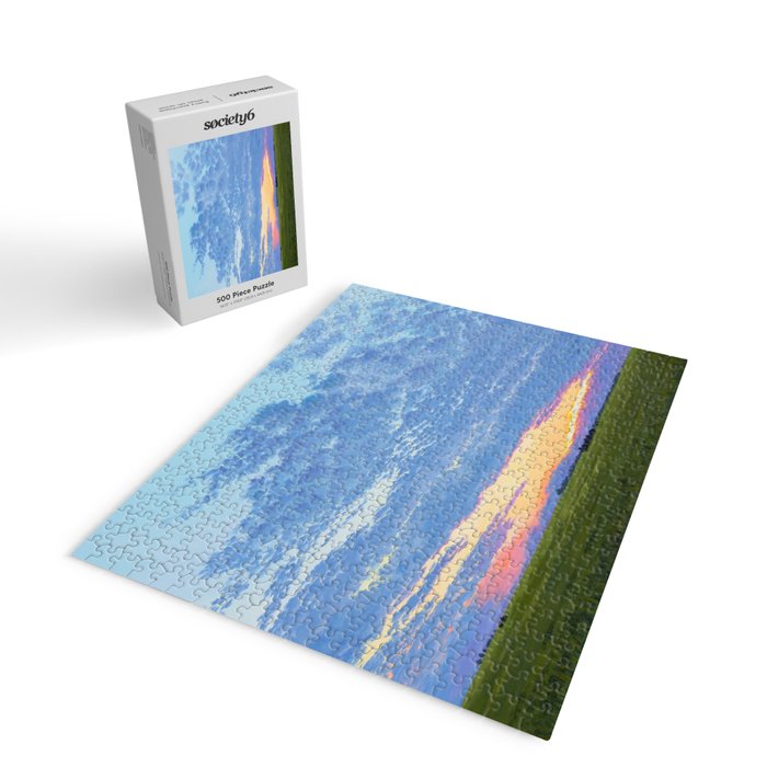 Prairie Summer Sunset Jigsaw Puzzle Gallery Image 2