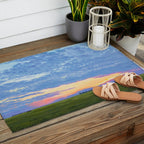 Prairie Summer Sunset Outdoor Rug Gallery Image 2