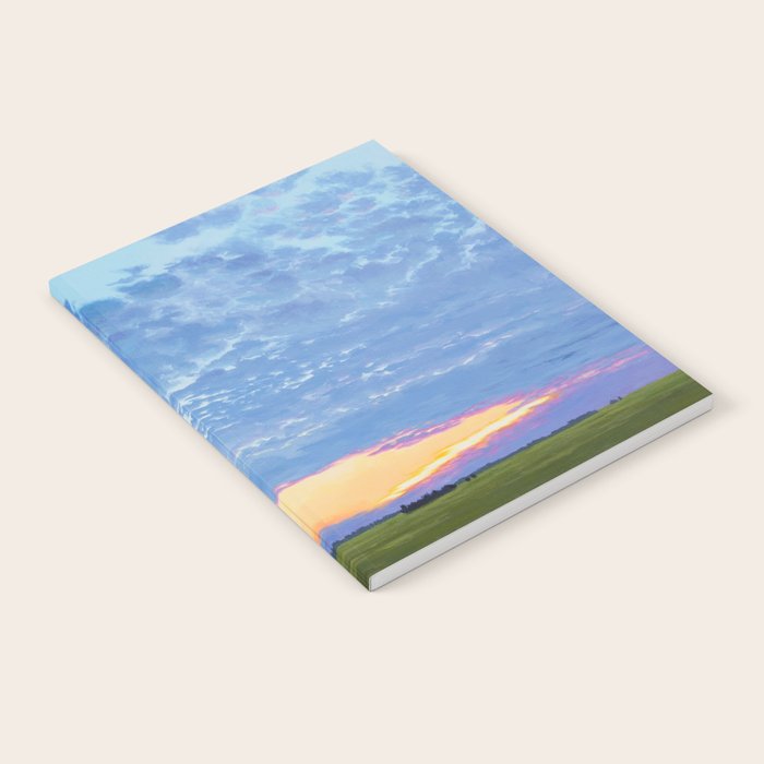 Prairie Summer Sunset Notebook Gallery Image 2