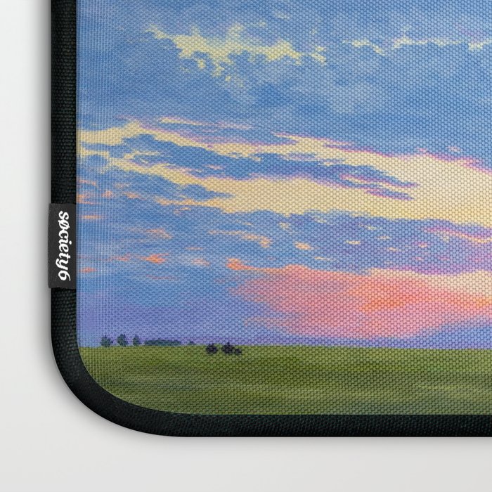 Prairie Summer Sunset Laptop Sleeve Gallery Image 3