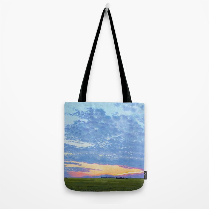 Prairie Summer Sunset Tote Bag Gallery Image 2