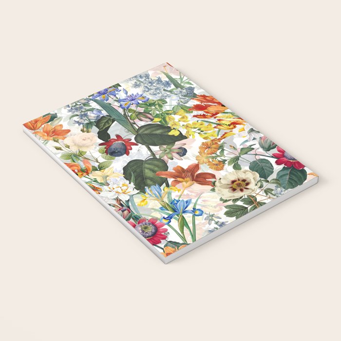 Vintage & Shabby Chic - Tropical Botanical Flower Garden  Notebook Gallery Image 3
