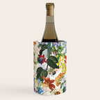 Vintage & Shabby Chic - Tropical Botanical Flower Garden  Wine Chiller Gallery Image 2