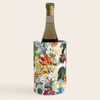 Vintage & Shabby Chic - Tropical Botanical Flower Garden  Wine Chiller Gallery Image 1