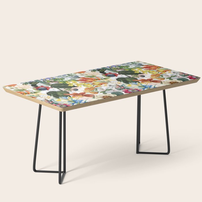 Vintage & Shabby Chic - Tropical Botanical Flower Garden  Coffee Table Gallery Image 1