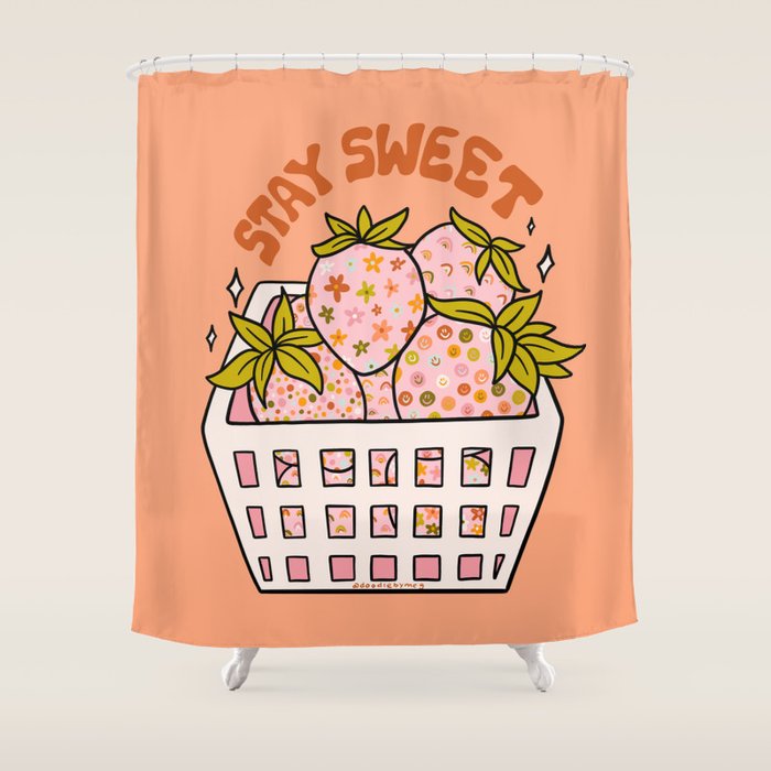 Stay Sweet Shower Curtain Gallery Image 1