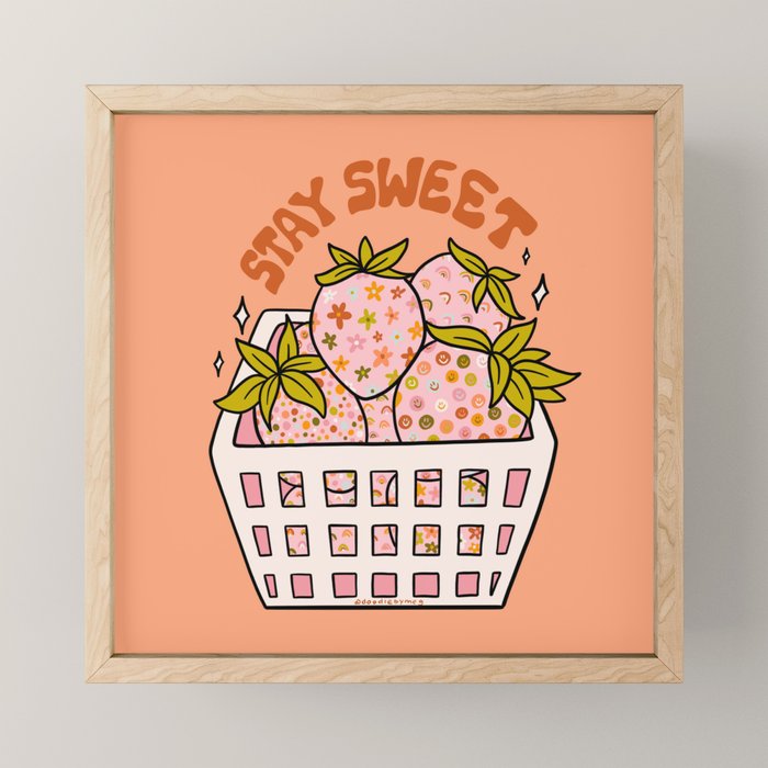 Stay Sweet Mini Art Print Gallery Image 1