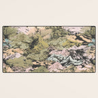 Abstract colorful dark mountains C Desk Mat Gallery Image 3