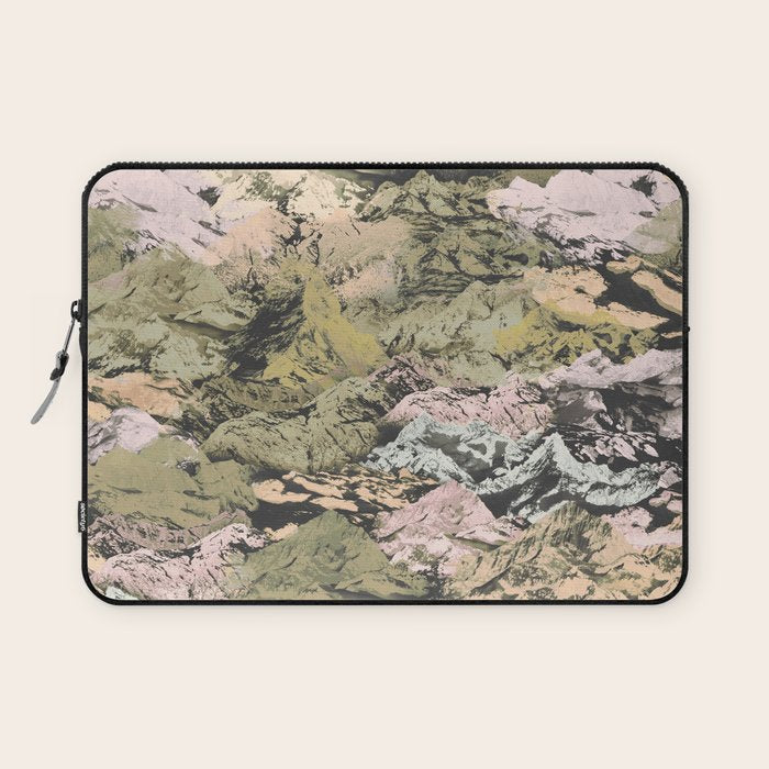 Abstract colorful dark mountains C Laptop Sleeve Gallery Image 1