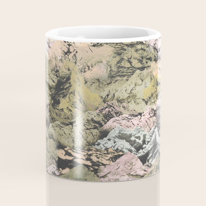 Abstract colorful dark mountains C Coffee Mug Gallery Image 4