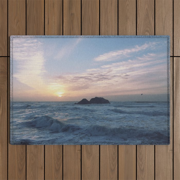 SUNSETS WITH HER Outdoor Rug Gallery Image 1