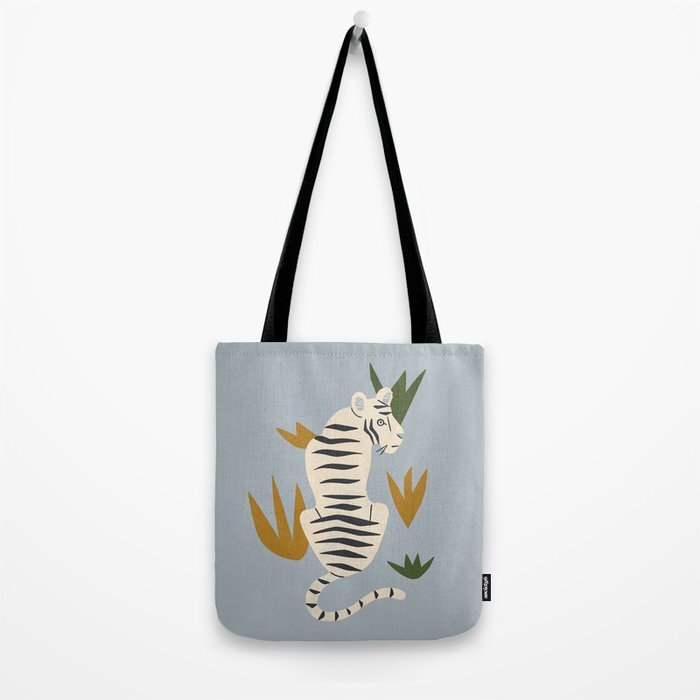 White Tiger Tote Bag Gallery Image 2