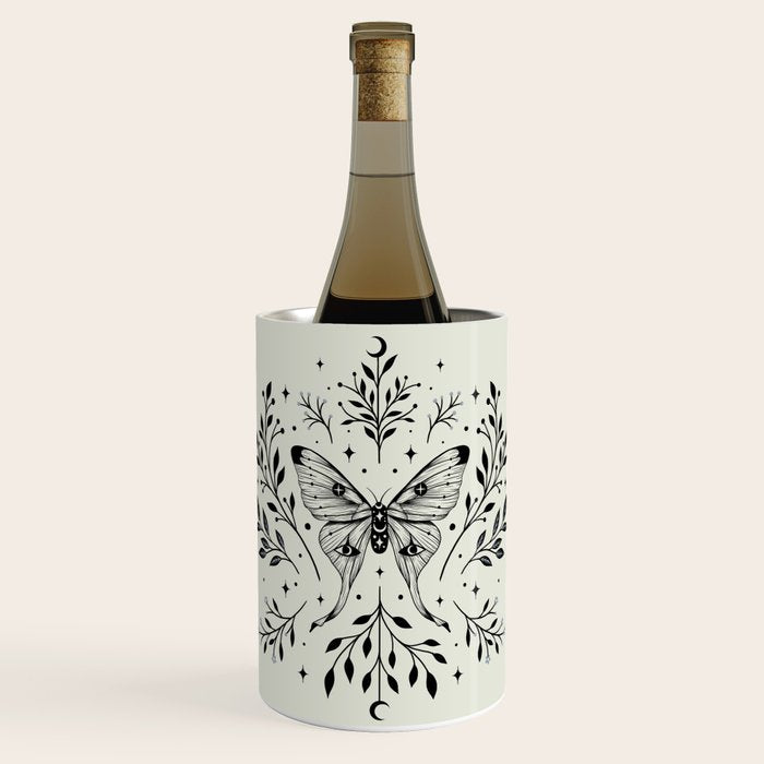 Mystical Luna Moth Wine Chiller Gallery Image 1