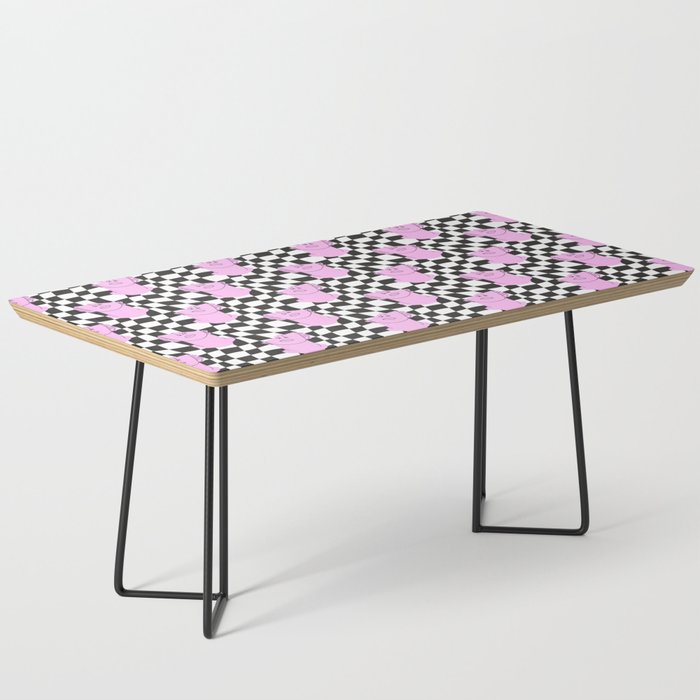 Retro greek statue vaporwave art pattern Coffee Table Gallery Image 1
