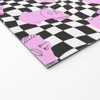 Retro greek statue vaporwave art pattern Welcome Mat Gallery Image 2