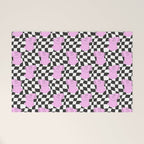 Retro greek statue vaporwave art pattern Welcome Mat Gallery Image 1