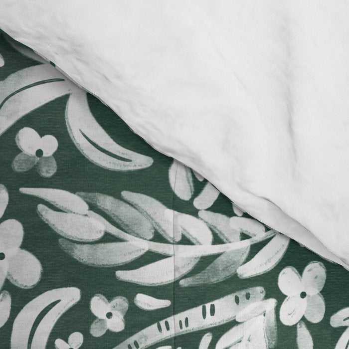Greenish Tropical Palm Breeze Comforter Gallery Image 4