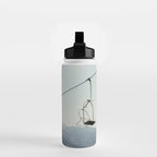 Chairlift in Mountains - Summer Evening Skiing Lift - Fine Art Photography Water Bottle Gallery Image 2