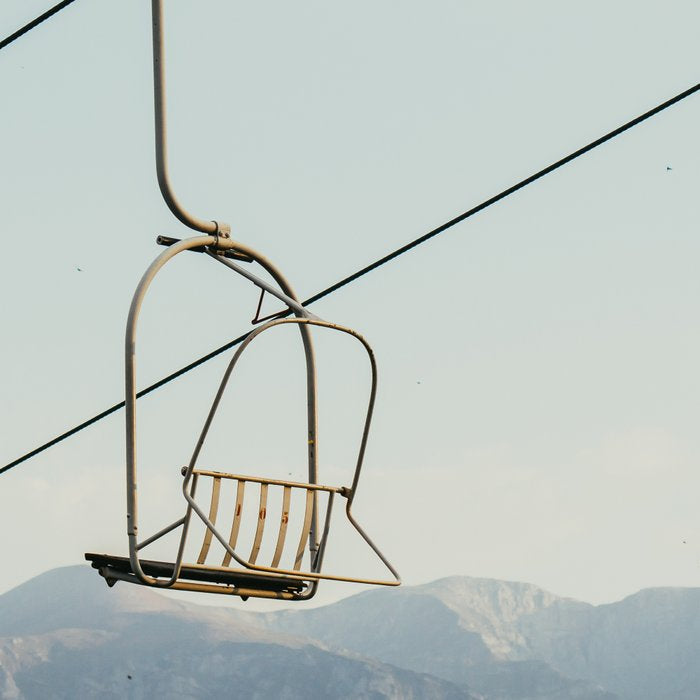 Chairlift in Mountains - Summer Evening Skiing Lift - Fine Art Photography Coffee Mug Gallery Image 2