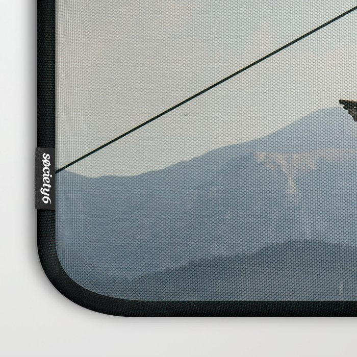 Chairlift in Mountains - Summer Evening Skiing Lift - Fine Art Photography Laptop Sleeve Gallery Image 3