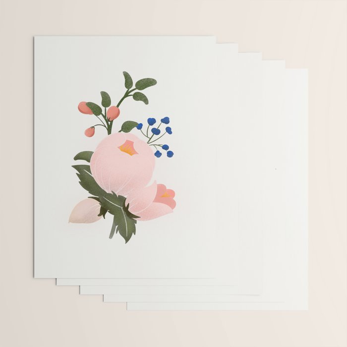 Delicate florals no2 Wrapping Paper Gallery Image 3