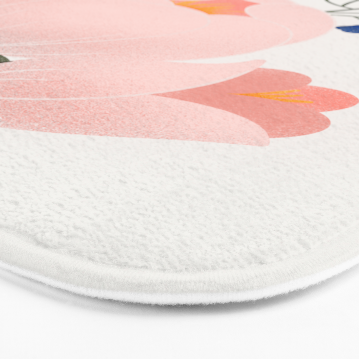 Delicate florals no2 Bath Mat Gallery Image 3