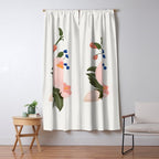 Delicate florals no2 Window Curtain Gallery Image 5