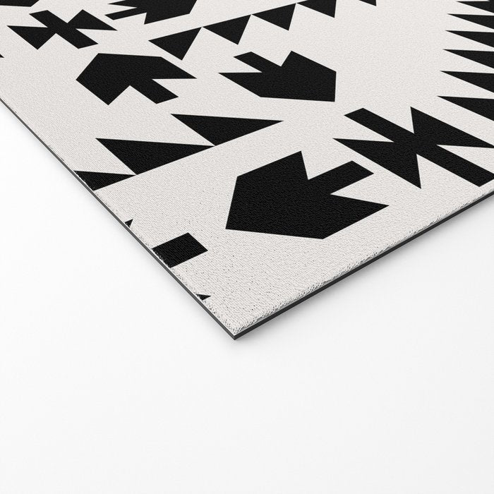 GEO PANEL WHITE Welcome Mat Gallery Image 2