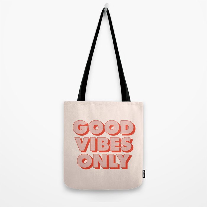 Good Vibes Only Tote Bag Gallery Image 2
